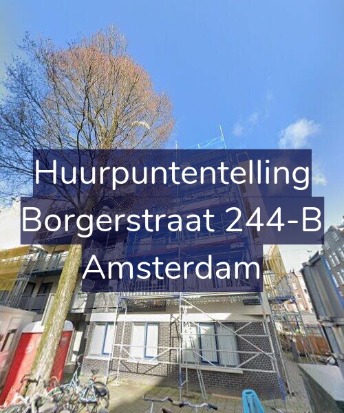 Foto gevel Huurpuntentelling voor Borgerstraat 244-B, Amsterdam