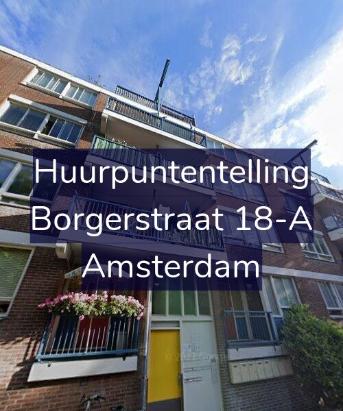 Foto gevel Huurpuntentelling voor Borgerstraat 18-A, Amsterdam