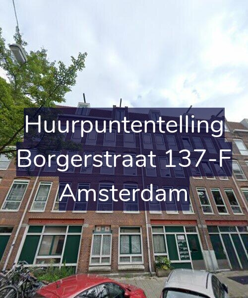 Foto gevel Huurpuntentelling voor Borgerstraat 137-F, Amsterdam