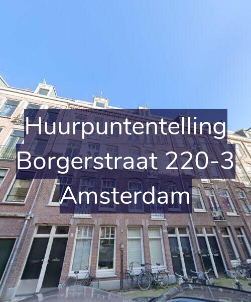 Foto gevel Huurpuntentelling voor Borgerstraat 220-3, Amsterdam