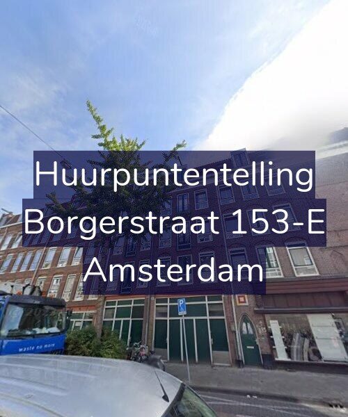 Foto gevel Huurpuntentelling voor Borgerstraat 153-E, Amsterdam