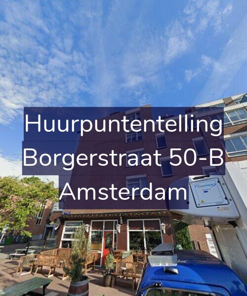 Foto gevel Huurpuntentelling voor Borgerstraat 50-B, Amsterdam