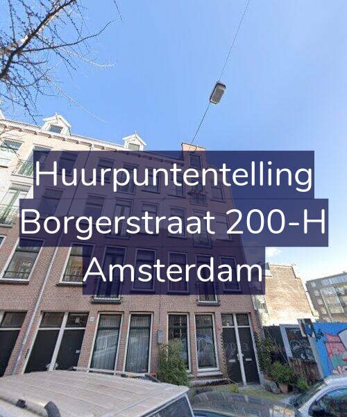 Foto gevel Huurpuntentelling voor Borgerstraat 200-H, Amsterdam