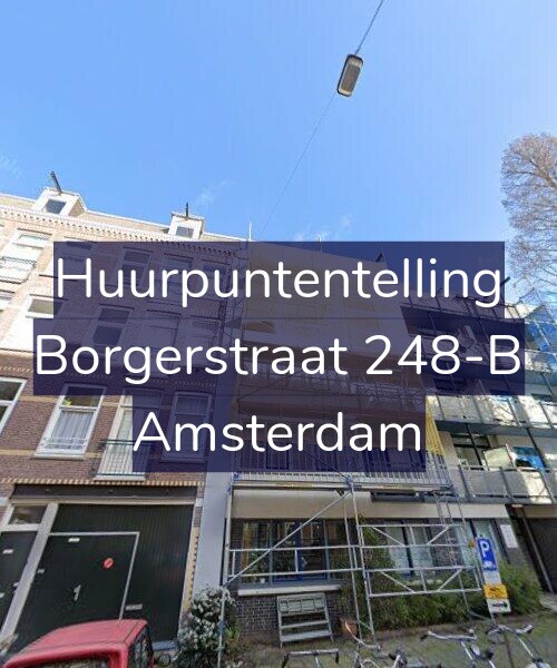 Foto gevel Huurpuntentelling voor Borgerstraat 248-B, Amsterdam