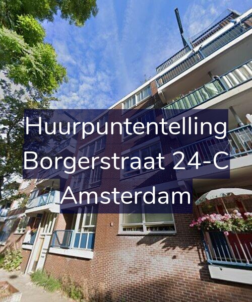 Foto gevel Huurpuntentelling voor Borgerstraat 24-C, Amsterdam