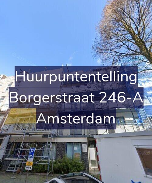 Foto gevel Huurpuntentelling voor Borgerstraat 246-A, Amsterdam