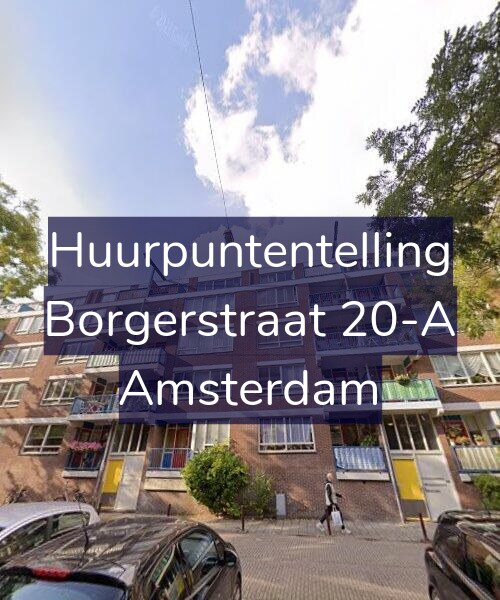 Foto gevel Huurpuntentelling voor Borgerstraat 20-A, Amsterdam