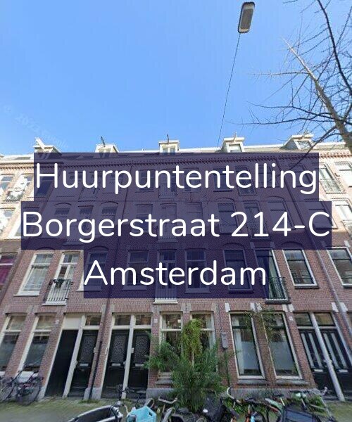 Foto gevel Huurpuntentelling voor Borgerstraat 214-C, Amsterdam