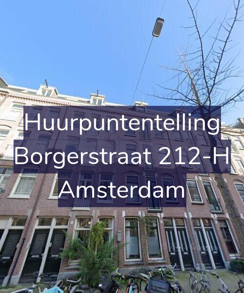 Foto gevel Huurpuntentelling voor Borgerstraat 212-H, Amsterdam