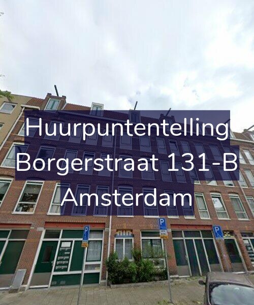 Foto gevel Huurpuntentelling voor Borgerstraat 131-B, Amsterdam