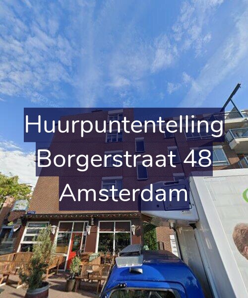 Foto gevel Huurpuntentelling voor Borgerstraat 48, Amsterdam