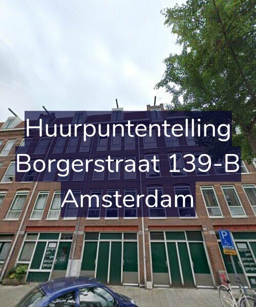 Foto gevel Huurpuntentelling voor Borgerstraat 139-B, Amsterdam