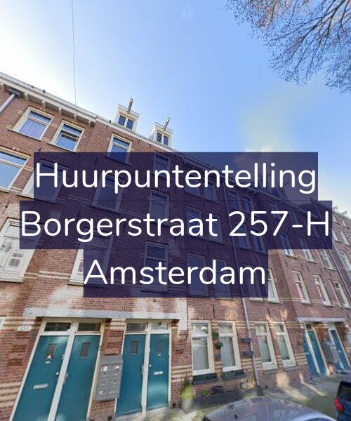 Foto gevel Huurpuntentelling voor Borgerstraat 257-H, Amsterdam