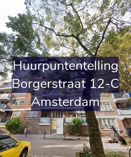 Foto gevel Huurpuntentelling voor Borgerstraat 12-C, Amsterdam
