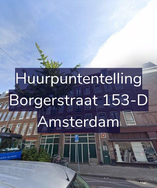 Foto gevel Huurpuntentelling voor Borgerstraat 153-D, Amsterdam