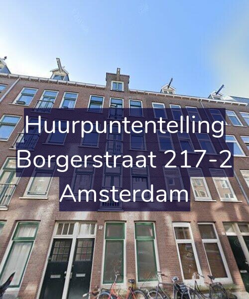 Foto gevel Huurpuntentelling voor Borgerstraat 217-2, Amsterdam