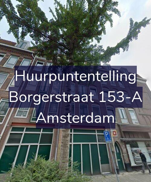 Foto gevel Huurpuntentelling voor Borgerstraat 153-A, Amsterdam