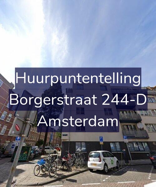 Foto gevel Huurpuntentelling voor Borgerstraat 244-D, Amsterdam