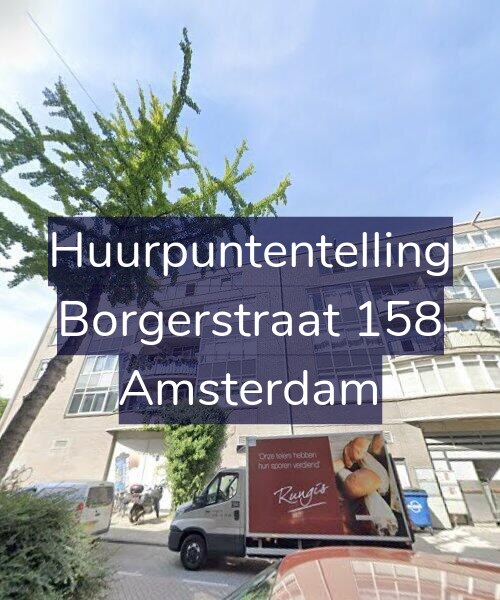 Foto gevel Huurpuntentelling voor Borgerstraat 158, Amsterdam