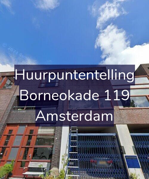Foto gevel Huurpuntentelling voor Borneokade 119, Amsterdam