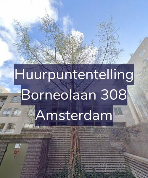 Foto gevel Huurpuntentelling voor Borneolaan 308, Amsterdam