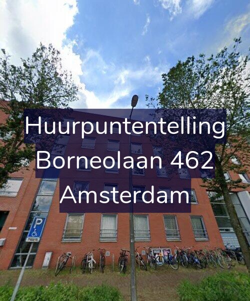Foto gevel Huurpuntentelling voor Borneolaan 462, Amsterdam