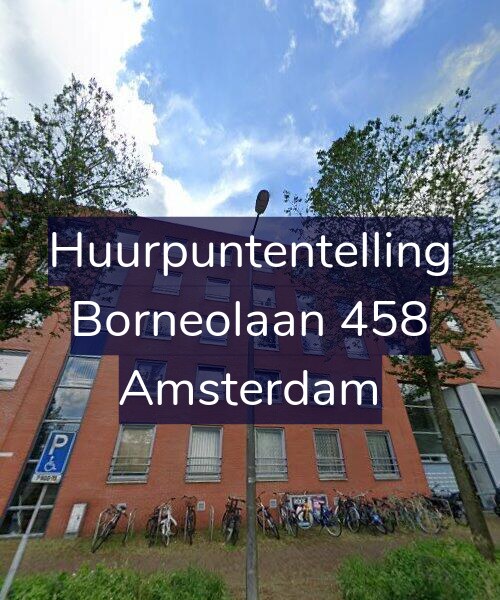 Foto gevel Huurpuntentelling voor Borneolaan 458, Amsterdam