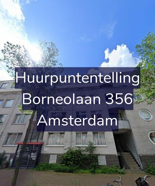 Foto gevel Huurpuntentelling voor Borneolaan 356, Amsterdam