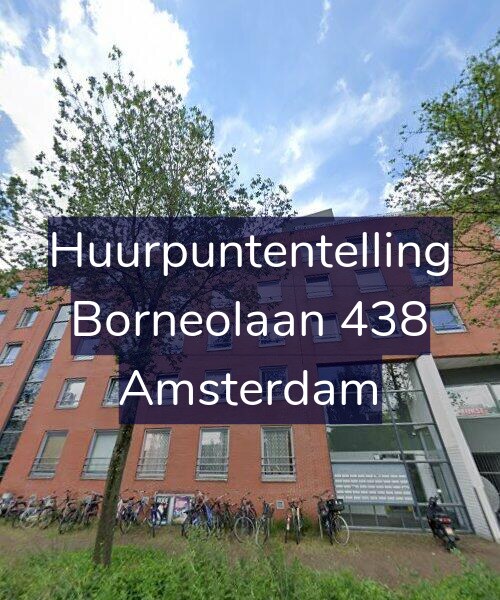 Foto gevel Huurpuntentelling voor Borneolaan 438, Amsterdam