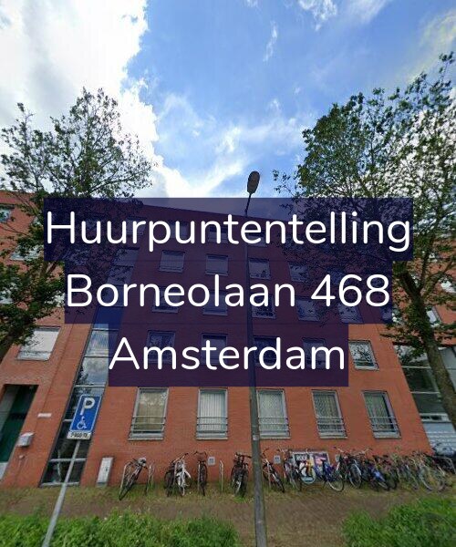 Foto gevel Huurpuntentelling voor Borneolaan 468, Amsterdam