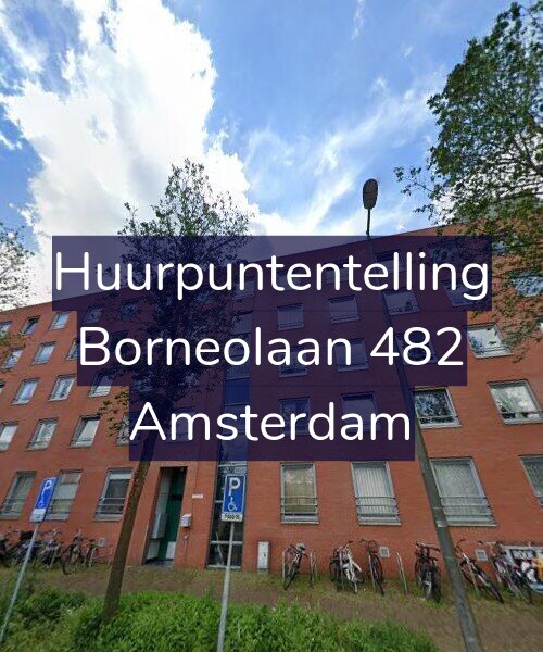Foto gevel Huurpuntentelling voor Borneolaan 482, Amsterdam