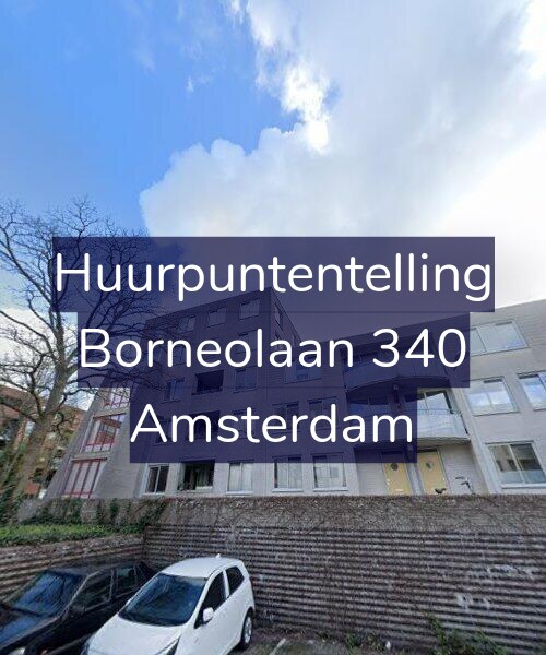 Foto gevel Huurpuntentelling voor Borneolaan 340, Amsterdam