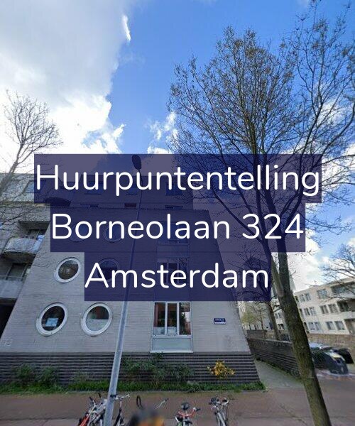 Foto gevel Huurpuntentelling voor Borneolaan 324, Amsterdam