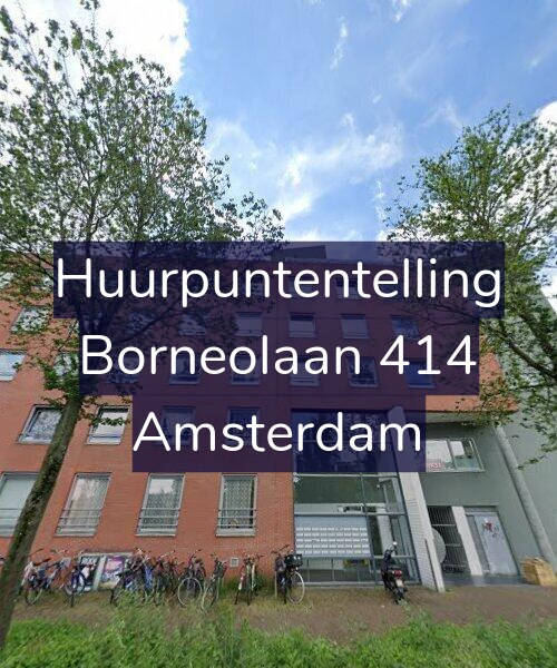Foto gevel Huurpuntentelling voor Borneolaan 414, Amsterdam
