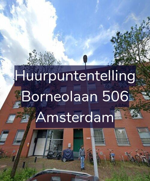 Foto gevel Huurpuntentelling voor Borneolaan 506, Amsterdam