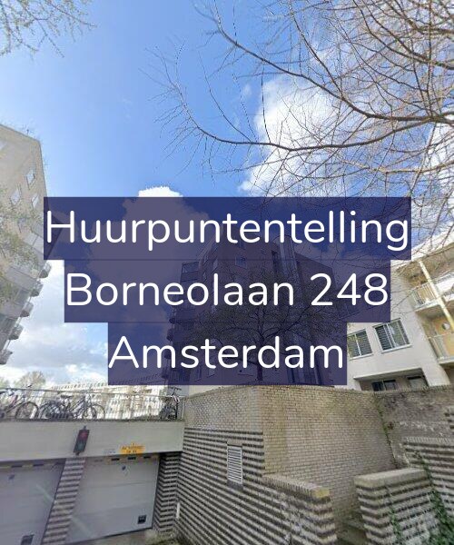 Foto gevel Huurpuntentelling voor Borneolaan 248, Amsterdam