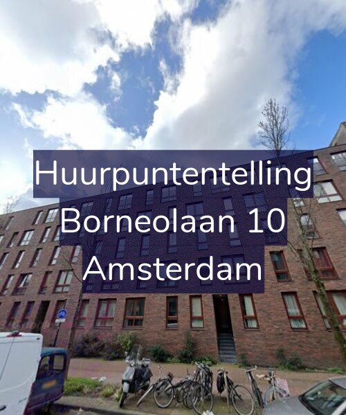 Foto gevel Huurpuntentelling voor Borneolaan 10, Amsterdam
