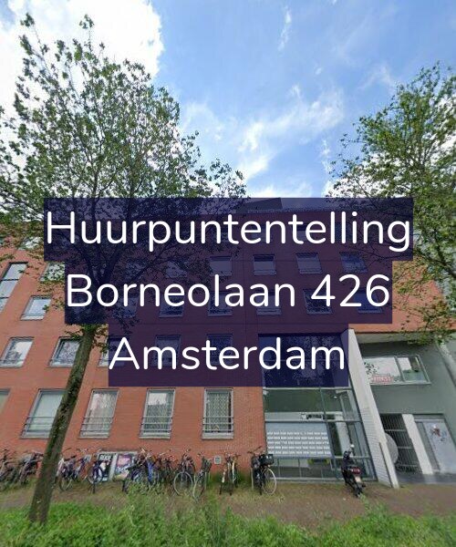 Foto gevel Huurpuntentelling voor Borneolaan 426, Amsterdam