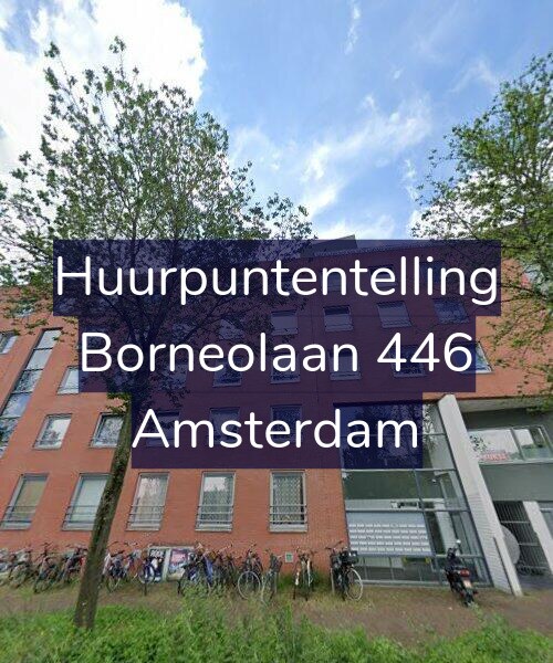 Foto gevel Huurpuntentelling voor Borneolaan 446, Amsterdam