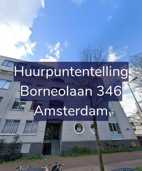 Foto gevel Huurpuntentelling voor Borneolaan 346, Amsterdam