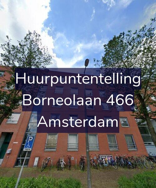Foto gevel Huurpuntentelling voor Borneolaan 466, Amsterdam