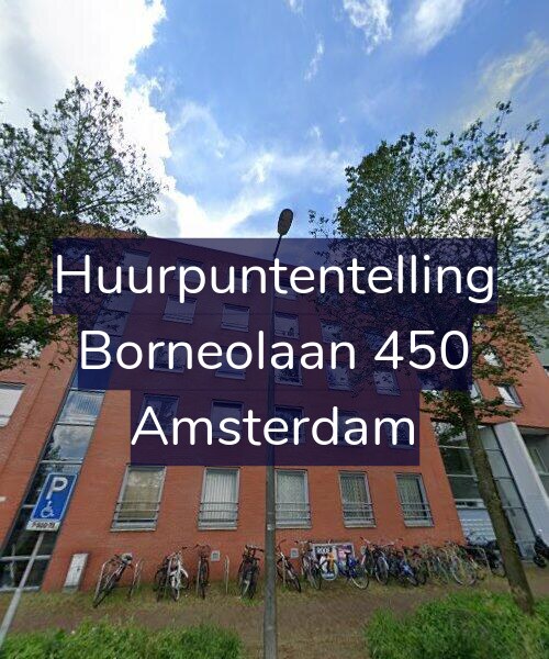 Foto gevel Huurpuntentelling voor Borneolaan 450, Amsterdam