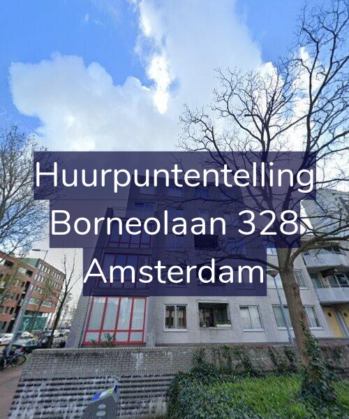 Foto gevel Huurpuntentelling voor Borneolaan 328, Amsterdam