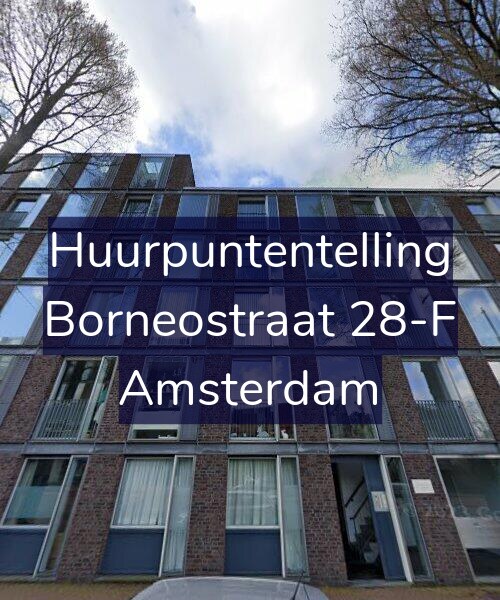 Foto gevel Huurpuntentelling voor Borneostraat 28-F, Amsterdam