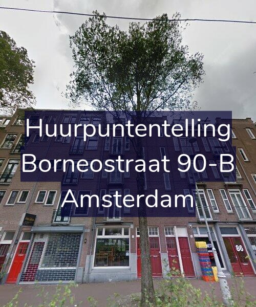 Foto gevel Huurpuntentelling voor Borneostraat 90-B, Amsterdam