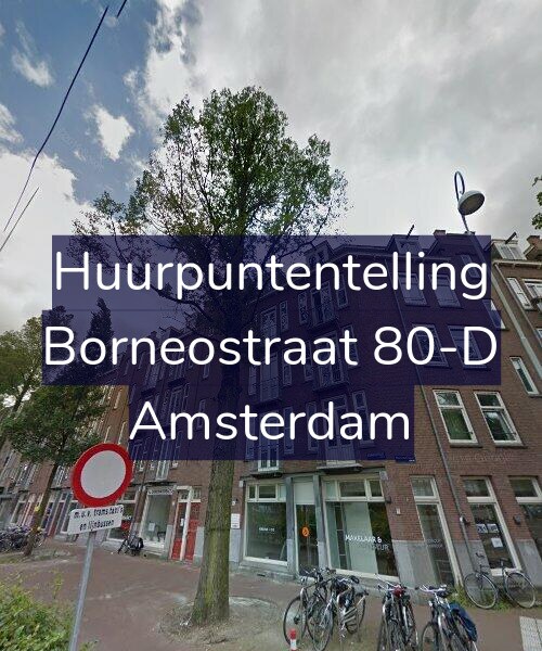 Foto gevel Huurpuntentelling voor Borneostraat 80-D, Amsterdam