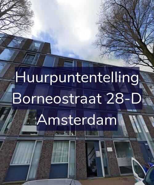 Foto gevel Huurpuntentelling voor Borneostraat 28-D, Amsterdam