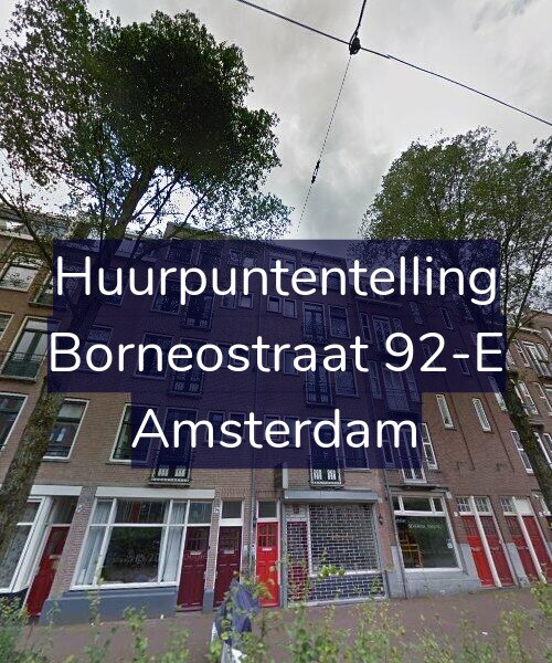 Foto gevel Huurpuntentelling voor Borneostraat 92-E, Amsterdam