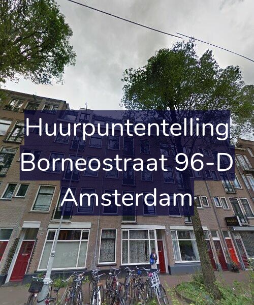 Foto gevel Huurpuntentelling voor Borneostraat 96-D, Amsterdam
