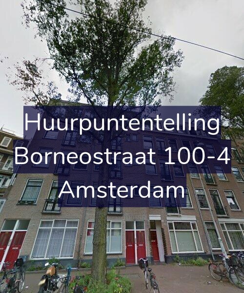Foto gevel Huurpuntentelling voor Borneostraat 100-4, Amsterdam
